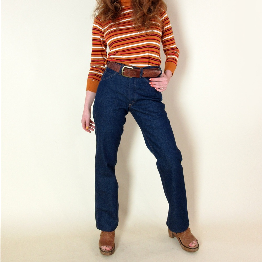 Vintage Deadstock Saddle King Indigo Jeans